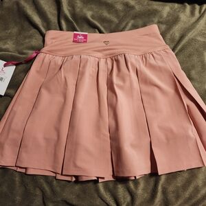 Justice Blush Pink Skater Skirt+